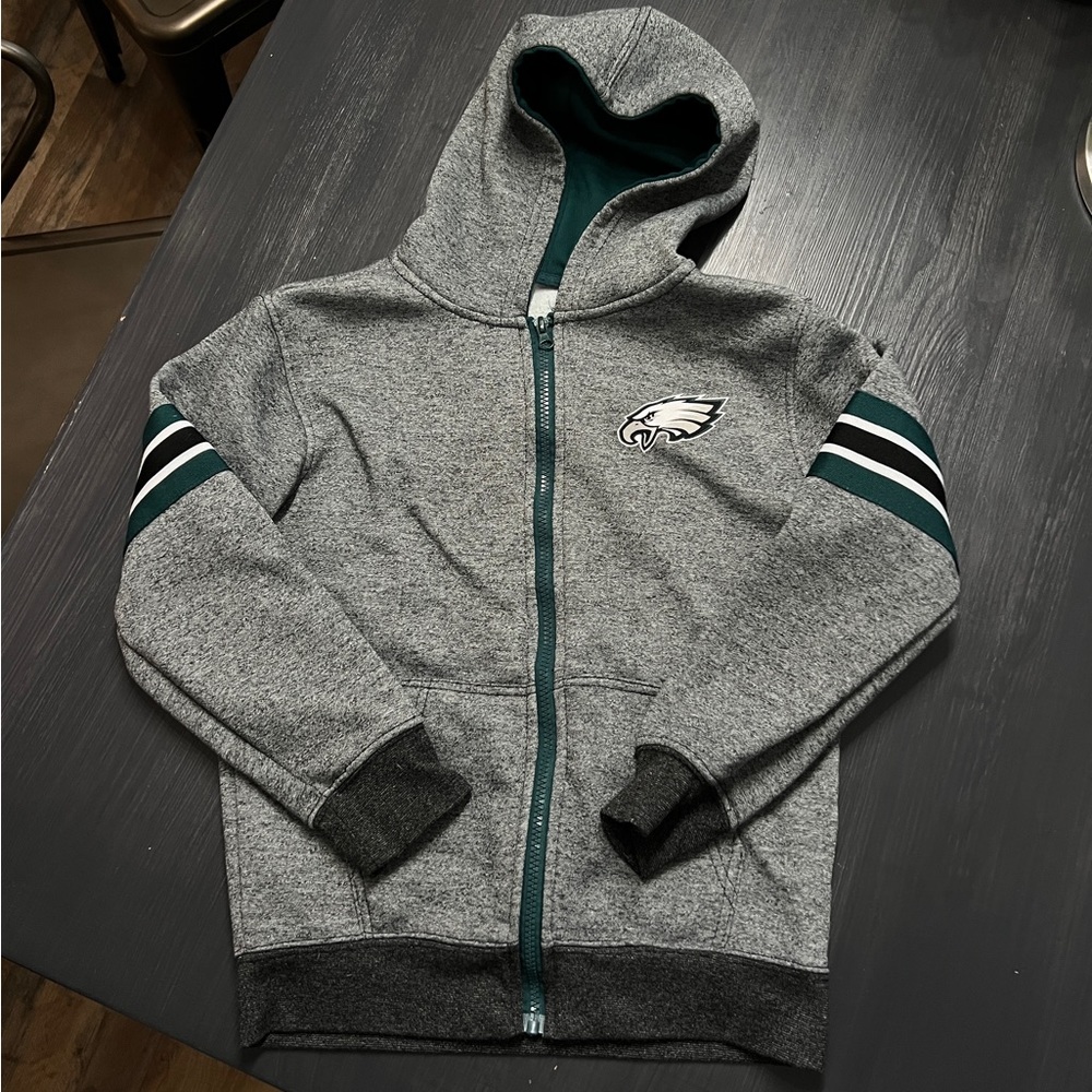 NFL Eagles Hooded Sweatshirt Zip Front NFC Super Bowl LVII 🏈
